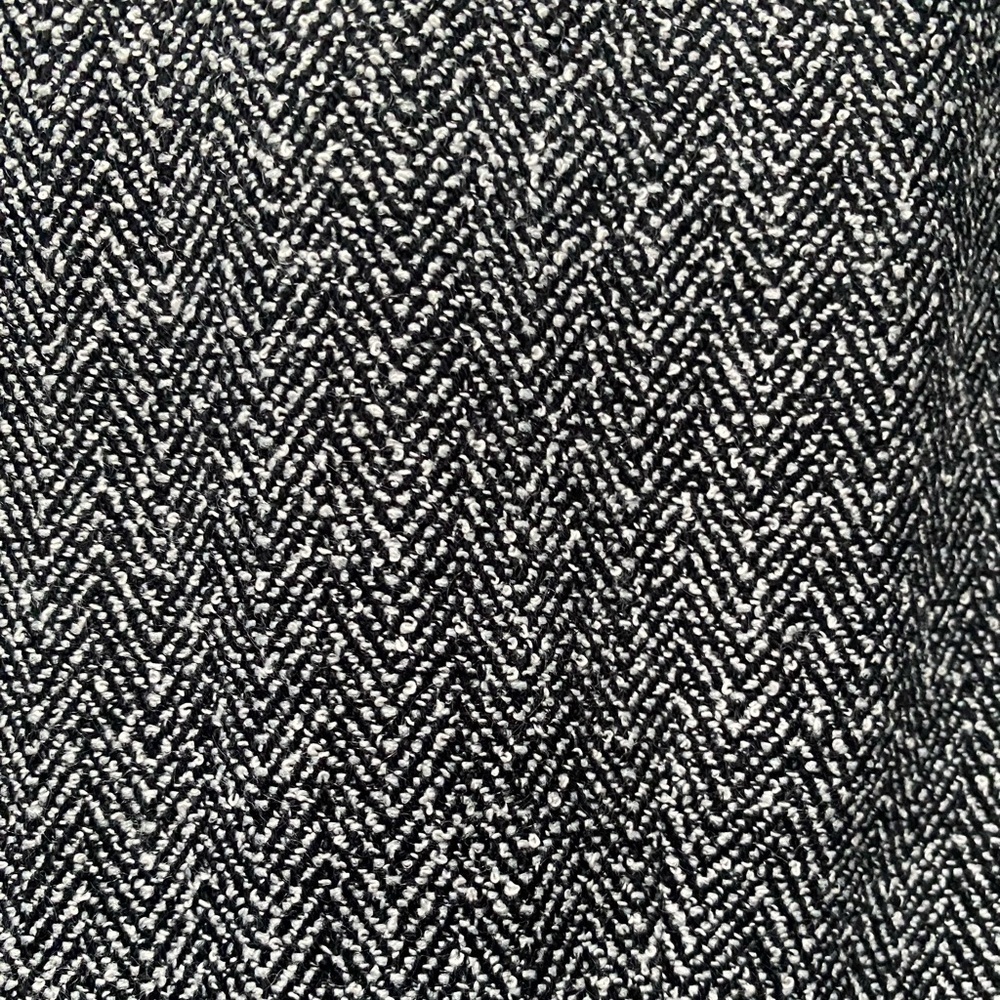 Talbots Women’s Vintage Gray Herringbone Tweed Preppy Longline Coat Size 12 - Picture 10 of 13
